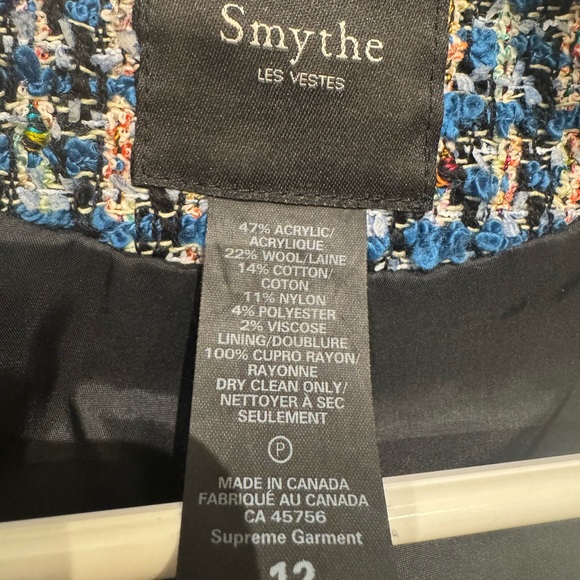 Smythe Blue Tweed Jacket - Picture 5 of 5